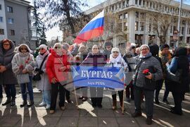 Бургас - паметник на загиналите в Руско-турската освободителна война - почит