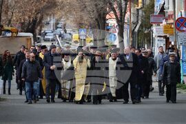 Бургас - паметник на загиналите в Руско-турската освободителна война - почит