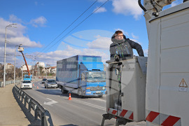 Варна - ново осветление на Аспарухов мост