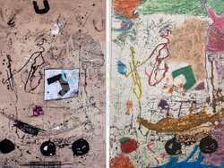 Творба на Людмил Георгиев и Аника. Снимка: Галерия „Графикарт“