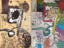 Творба на Людмил Георгиев и Аника. Снимка: Галерия „Графикарт“