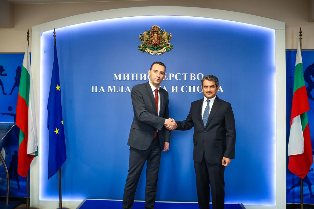 Министър Иван Пешев обсъди възможностите за сътрудничество в спорта с посланика на Саудитска Арабия 