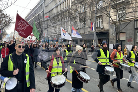  Сърбия - протест