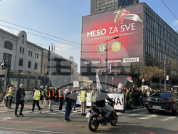  Сърбия - протест