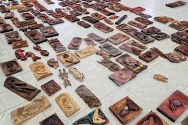 Шумен - школа "Дърворезба" - Ангел Минчев - изложба