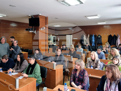 Ямбол - Сливенски митрополит Арсений - среща с директори на училища