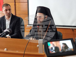 Ямбол - Сливенски митрополит Арсений - среща с директори на училища