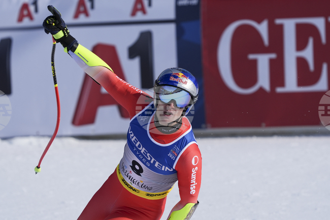 Марко Одермат спечели за пръв път световната титла в супергигантския слалом