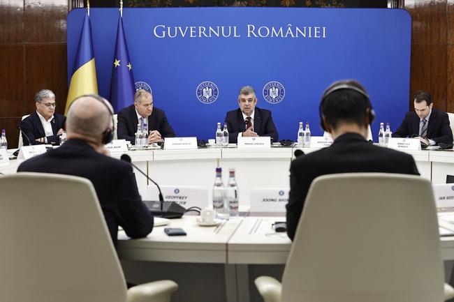 Romanian PM Ciolacu Meets with International Monetary Fund Delegation