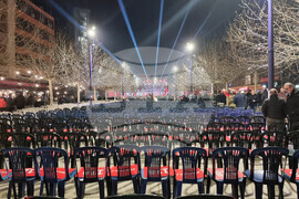 Косово - Движение „Самоопределение" - митинг