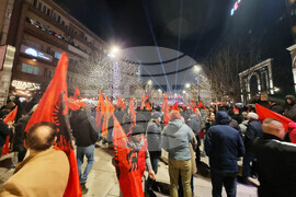 Косово - Движение „Самоопределение" - митинг