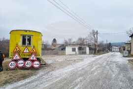 Село Китино - уширяване на път - дейности