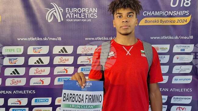 Зинга Барбоза Фирмино зае четвърто място на финала на троен скок на Европейското първенство по лека атлетика до 20 години в Тампере, Натали Костова е осма на скок височина