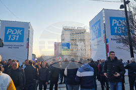 Косово - парламентарни избори - митинги - опозиция