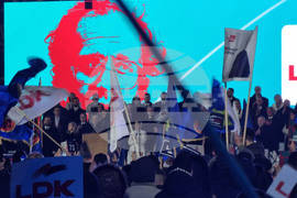 Косово - парламентарни избори - митинги - опозиция