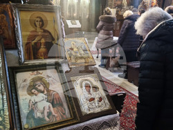 Търговище - храм „Св. Йоан Рилски“ - неделна служба