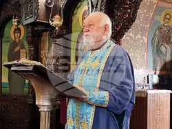 Шумен - църква „Свето Възнесение"  - неделна служба