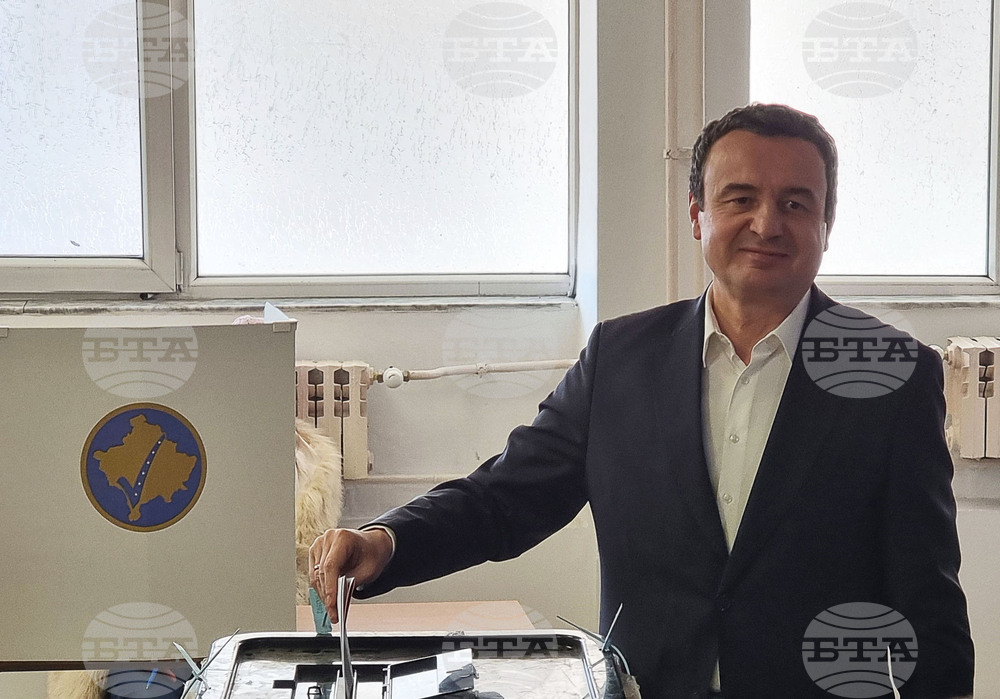 Косово - парламентарни избори - Албин Курти - гласуване