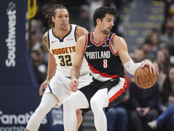 Trail Blazers Nuggets Basketball