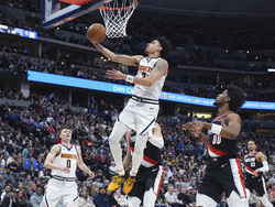 Trail Blazers Nuggets Basketball