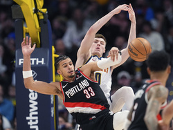 Trail Blazers Nuggets Basketball