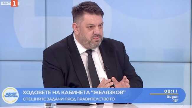 Атанас Зафиров: Очаквам бюджетът да бъде подкрепен от всички национално отговорни политически сили