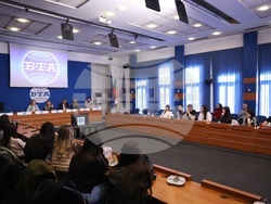 Национален пресклуб на БТА София - Кирил Вълчев - ученици - среща