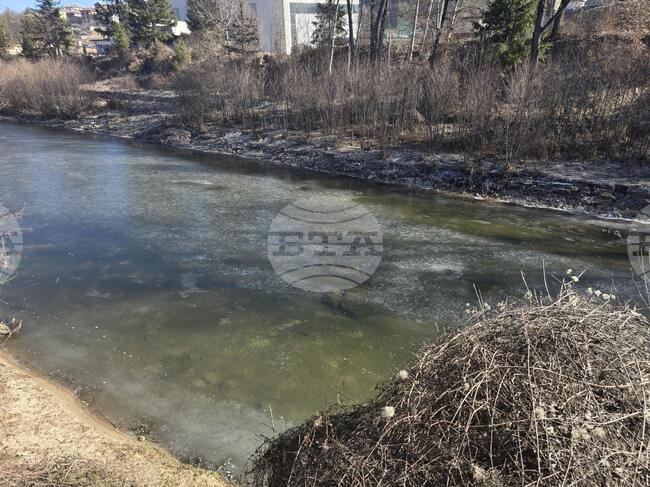 Минусовите температури сковаха водите на Елховска река край Рудозем