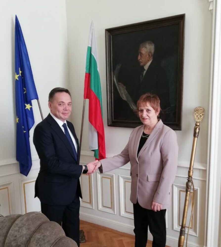 BAS President Meets with Kazakhstan's Ambassador to Bulgaria