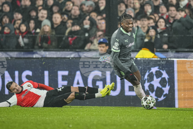 Португалският нападател на Милан Рафаел Леао: "Не бяхме настоятелни колкото Фейенорд"