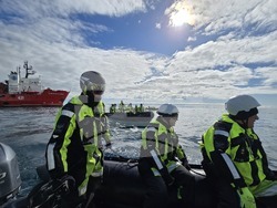 Antarctica - Smith Island - geological research