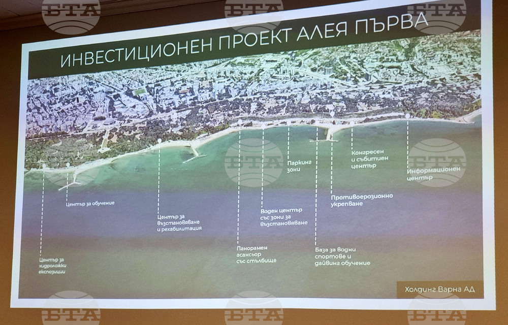 Варна - крайбрежна алея - инвестиционна програма