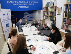 Национален пресклуб на БТА Скопие - Република Северна Македония - „Европа на Балканите: Заедно чрез знание” - трансгранична конференция