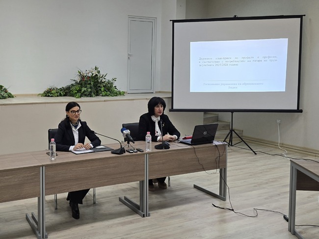 Регионалното управление на образованието предлага 25 паралелки за предстоящата учебна година, каза началникът на РУО - Видин Веселка Асенова
