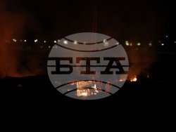 Пожар в склад за палети