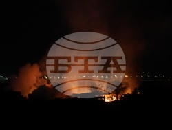 Пожар в склад за палети