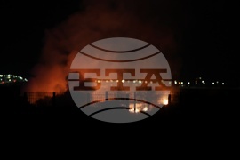 Пожар в склад за палети