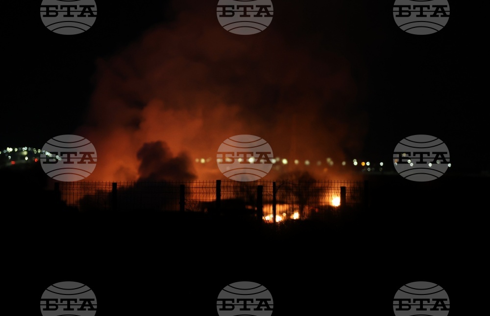 Пожар в склад за палети