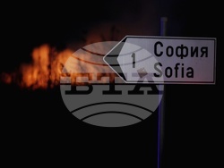 Пожар в склад за палети