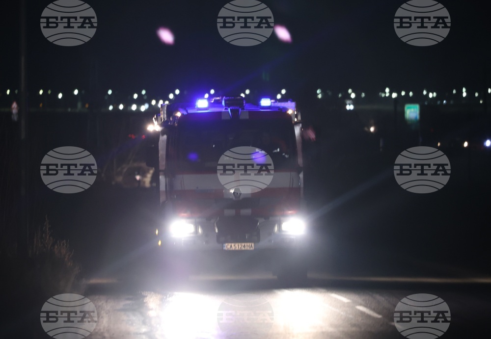 Пожар в склад за палети