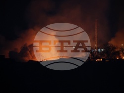 Пожар в склад за палети