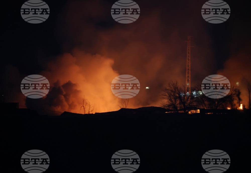 Пожар в склад за палети