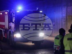 Пожар в склад за палети