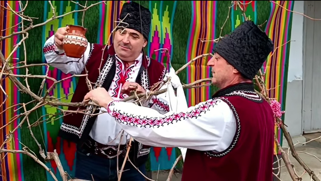 В българското село Бановка в Украйна отбелязаха Трифон Зарезан с обредно действие