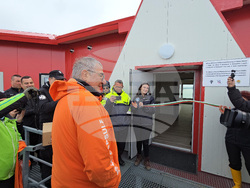 Antarctica - Bulgarian Antarctic Base - laboratory - inauguration