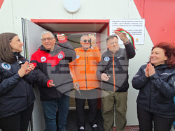 Antarctica - Bulgarian Antarctic Base - laboratory - inauguration