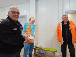 Antarctica - Bulgarian Antarctic Base - laboratory - inauguration