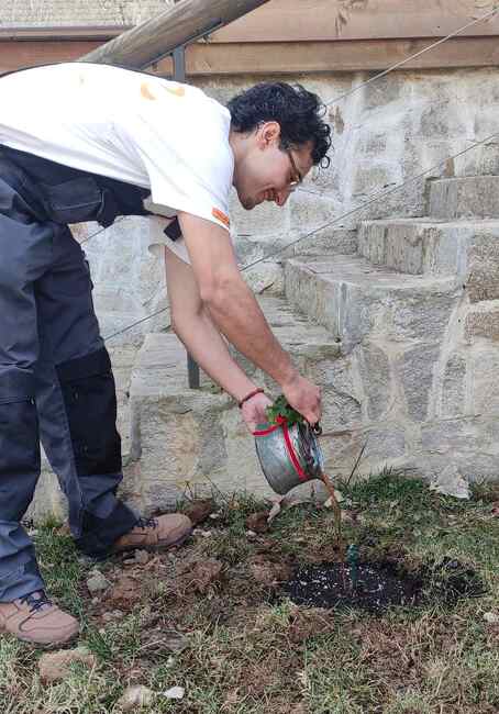 Засадиха лози в старозагорския зоопарк
