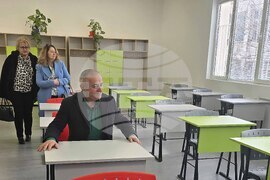 Сандански - Земеделска професионална гимназия -  кабинети - откриване