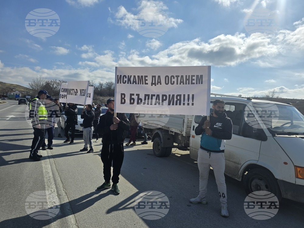 Петрич - дърводобивни фирми - протест